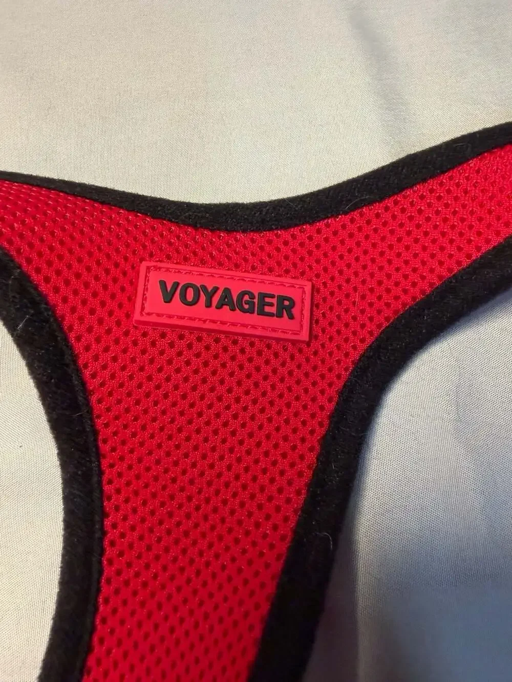 Voyager Step-In Air Dog Harness for Small and Medium Dogs, Red Base, L